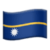 🇳🇷 flag: Nauru display on Apple